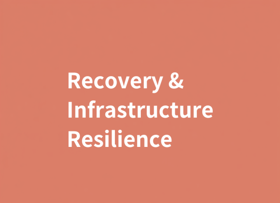 Product Categories-Recovery & Infrastructure Resilience
