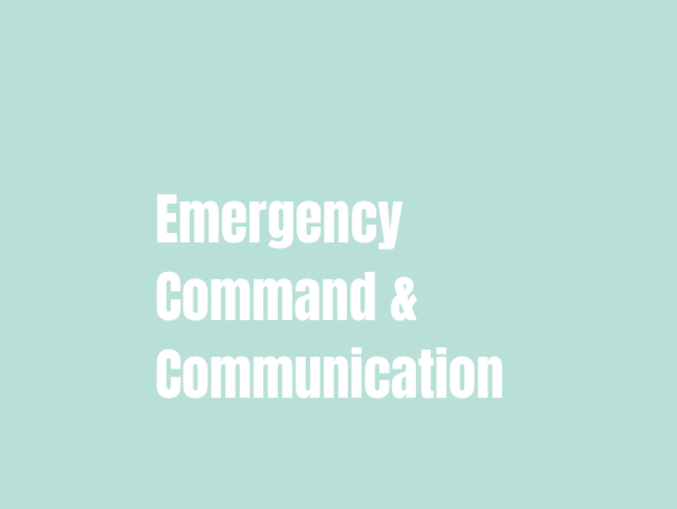 Product Categories-Emergency Command & Communication