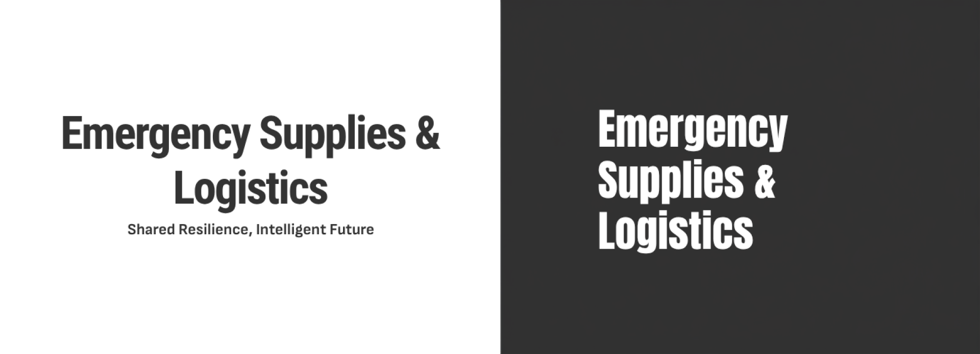 Product Categories-Emergency Supplies & Logistics